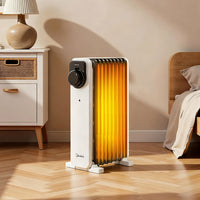 2000W 9-Fin Oil Filled Radiator Electric Heater
