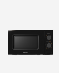 700W 20L Countertop Microwave Oven with Dual Knob