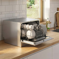 6.5L Freestanding Compact Dishwasher with LED display