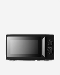 Black 19L 5-level Power Kitchen Manual Microwave Oven with Timer 700W