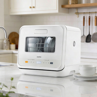 5L Countertop Dishwasher with 6 Wash Programs