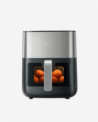 6.5L Air Fryer with Upper and Lower Double Tube Heating LED Display