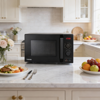 20L Countertop Microwave Oven with 8 Auto Menus