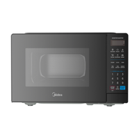 Black Microwave Oven with 3 Memory Settings