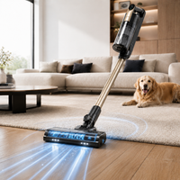 Cordless Vacuum Cleaner for Pet Hair, 400W Powerful Suction & 60-Min Runtime