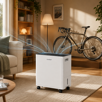 30L Dehumidifier with WiFi Control, Laundry Drying Mode & Smart Humidity Sensor