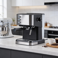 20 Bar Modern Coffee Espresso Machine with Steam Wand