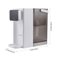3L Instant Hot Water Dispenser with Digital Display, Adjustable Temperature & Removable Tank