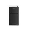 51L Freestanding Mini Fridge with Freezer, Compact Refrigerator for Bedroom, Office & Apartment