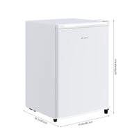 46L Freestanding Freezer with Drawer, Compact Mini Freezer for Apartment, Office & Holiday Home
