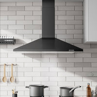 90CM Wall Mount Range Hood with LED Lights