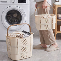 Collapsible PP Laundry Basket with Handle