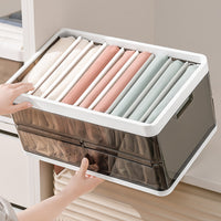 Livingandhome Folding Clothes Organiser Wardrobe Drawer Storage Box with Dividers