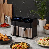 Dual Basket Air Fryer with Smart Touch Screen