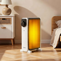 2300W 11-Fin Oil Filled Radiator Electric Heater
