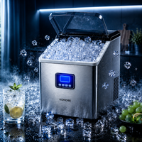 20KG Countertop Ice Maker for Home & Bars, Self Cleaning, 2.2L Water Tank